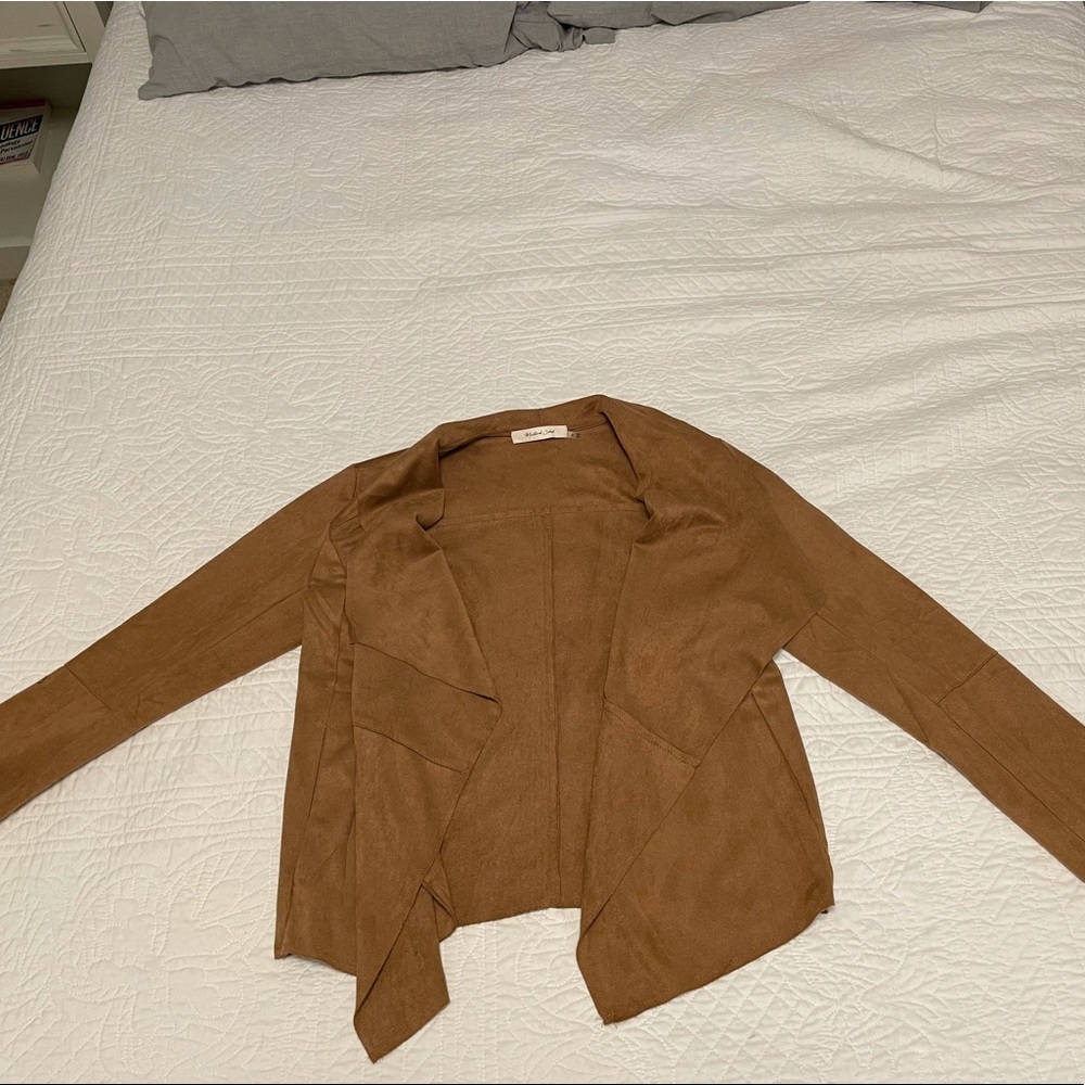 Suede blazer
